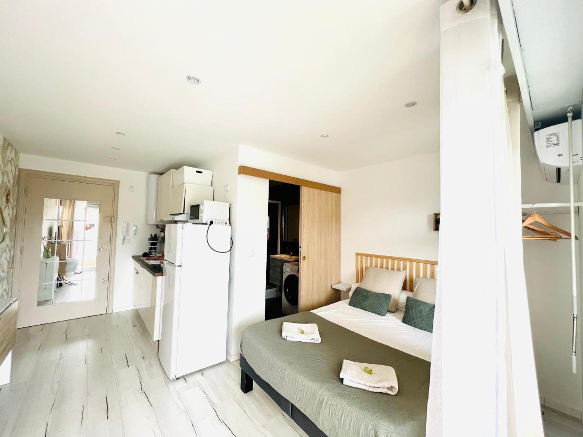 Les Palmiers - Appartement Avec Piscine Proche Plages - Wifi Et Clim Antibes Luaran gambar